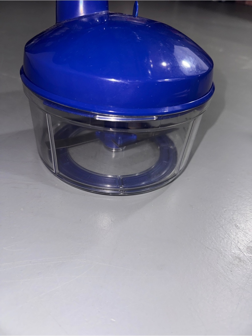 Tupperware Blue Manual Food Chopper